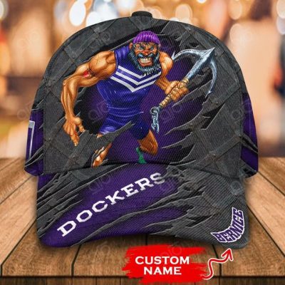 AFL Fremantle Dockers Custom Name Superman Purple Classic Cap