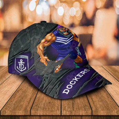 AFL Fremantle Dockers Custom Name Superman Purple Classic Cap