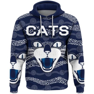 AFL Geelong Cats Football Team Pullover Hoodie