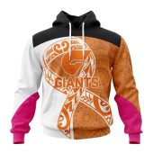 Afl Greater Western Sydney Giants Custom Name Number Fight Cancer Pullover Hoodie Front.jpg - demo10