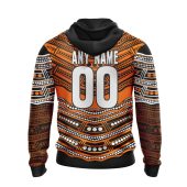 Afl Greater Western Sydney Giants Custom Name Number Indigenous Mascot Pullover Hoodie Back.jpg - demo10