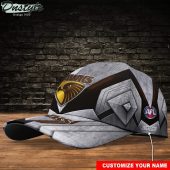 Afl Hawthorn Hawks Custom Name Grey Classic Cap 03.jpg - demo10