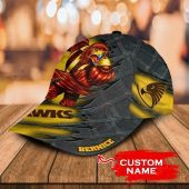 Afl Hawthorn Hawks Custom Name Mascot Classic Cap3.jpg - demo10