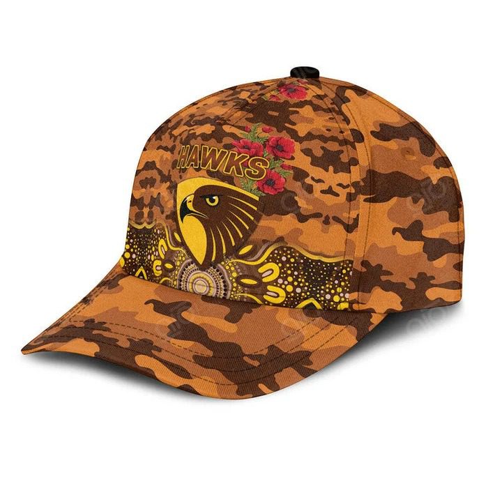 AFL Hawthorn Hawks Indigenous Classic Cap AFL Hawthorn Hawks Indigenous Classic Cap