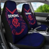 Afl Melbourne Demons Indigenous Car Seat Covers 3.jpg - demo10