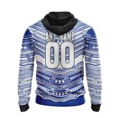 Afl North Melbourne Kangaroos Custom Name Number Indigenous Mascot Pullover Hoodie Back.jpg - demo10