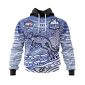 Afl North Melbourne Kangaroos Custom Name Number Indigenous Mascot Pullover Hoodie Front.jpg - demo10