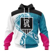 AFL Port Adelaide Custom Name Number Samoa Fight Cancer Pullover Hoodie