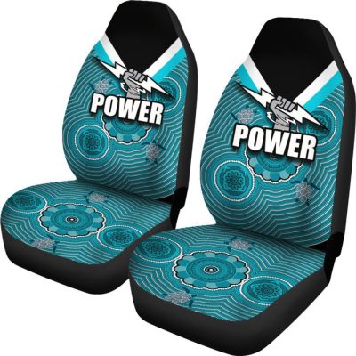 AFL Port Adelaide Power Car Seat Covers