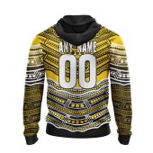 Afl Richmond Tigers Custom Name Number Indigenous Mascot Pullover Hoodie Back.jpg - demo10