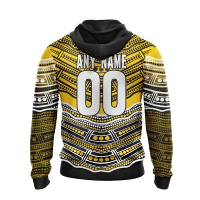 AFL Richmond Tigers Custom Name Number Indigenous Mascot Pullover Hoodie