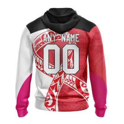 AFL St Kilda Saints Custom Name Number Fight Cancer Pullover Hoodie