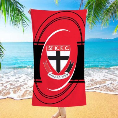AFL St Kilda Saints Red Beach Towel
