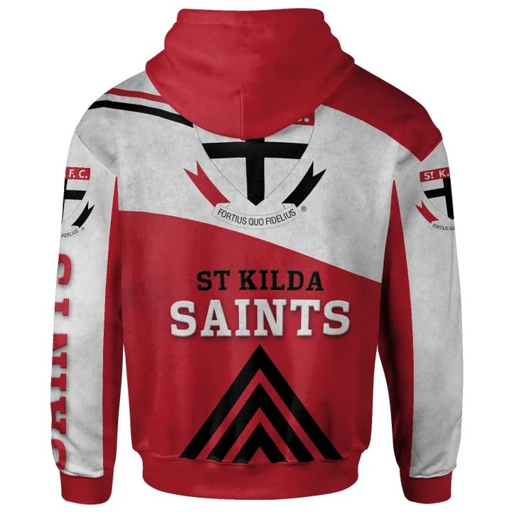 AFL St Kilda Saints Red Pullover Hoodie AFL St Kilda Saints Red Pullover Hoodie
