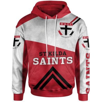 AFL St Kilda Saints Red Pullover Hoodie