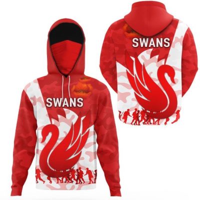 AFL Sydney Swans ANZAC DAY Pullover Hoodie