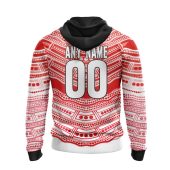 Afl Sydney Swans Custom Name Number Indigenous Mascot Pullover Hoodie Back.jpg - demo10