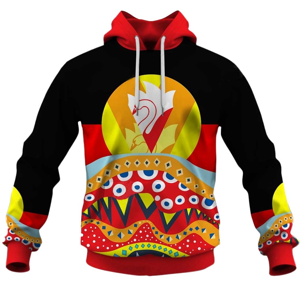 AFL Sydney Swans Dinky Di Lover Aboriginal Flag x Indigenous Pullover Hoodie AFL Sydney Swans Dinky Di Lover Aboriginal Flag x Indigenous Pullover Hoodie