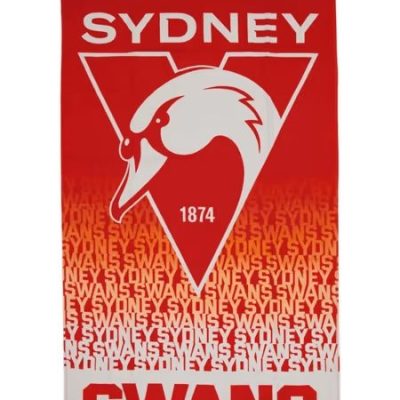 AFL Sydney Swans Red Beach Towel