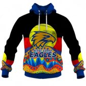 Afl West Coast Eagles Dinky Di Lover Aboriginal Flag X Indigenous Pullover Hoodie Front.jpg - demo10