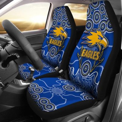 AFL West Coast Eagles Indigenous Car Seat Covers
