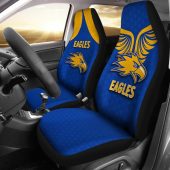 AFL West Coast Eagles Royal Blue Car Seat Covers