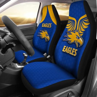 AFL West Coast Eagles Royal Blue Car Seat Covers