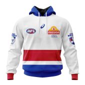 Afl Western Bulldogs Custom Name Number Clash Guernsey 2023 Pullover Hoodie Front.jpg - demo10