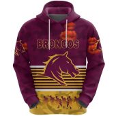 Anzac Day Simple Style Maroon Pullover Hoodie 2.jpg - demo10