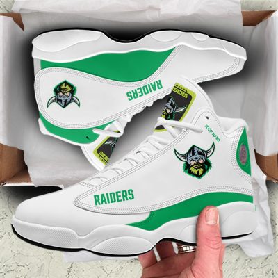 NRL Canberra Raiders Custom Name Air Jordan 13 Shoes