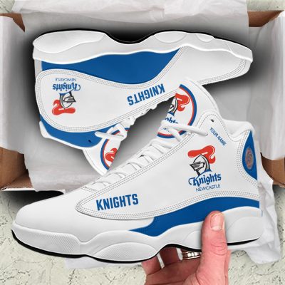 NRL Newcastle Knights Custom Name Air Jordan 13 Shoes