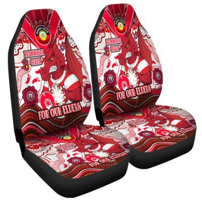 NRL St. George Illawarra Dragons NAIDOC Week For Our Elders Car Seat Covers