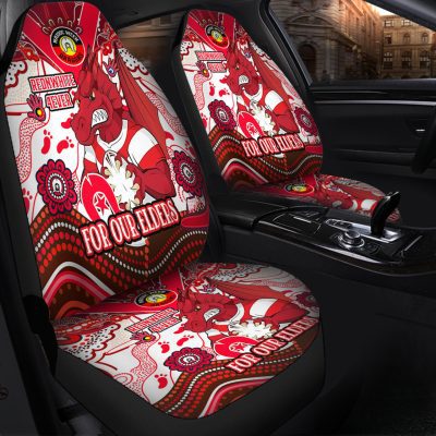 NRL St. George Illawarra Dragons NAIDOC Week For Our Elders Car Seat Covers