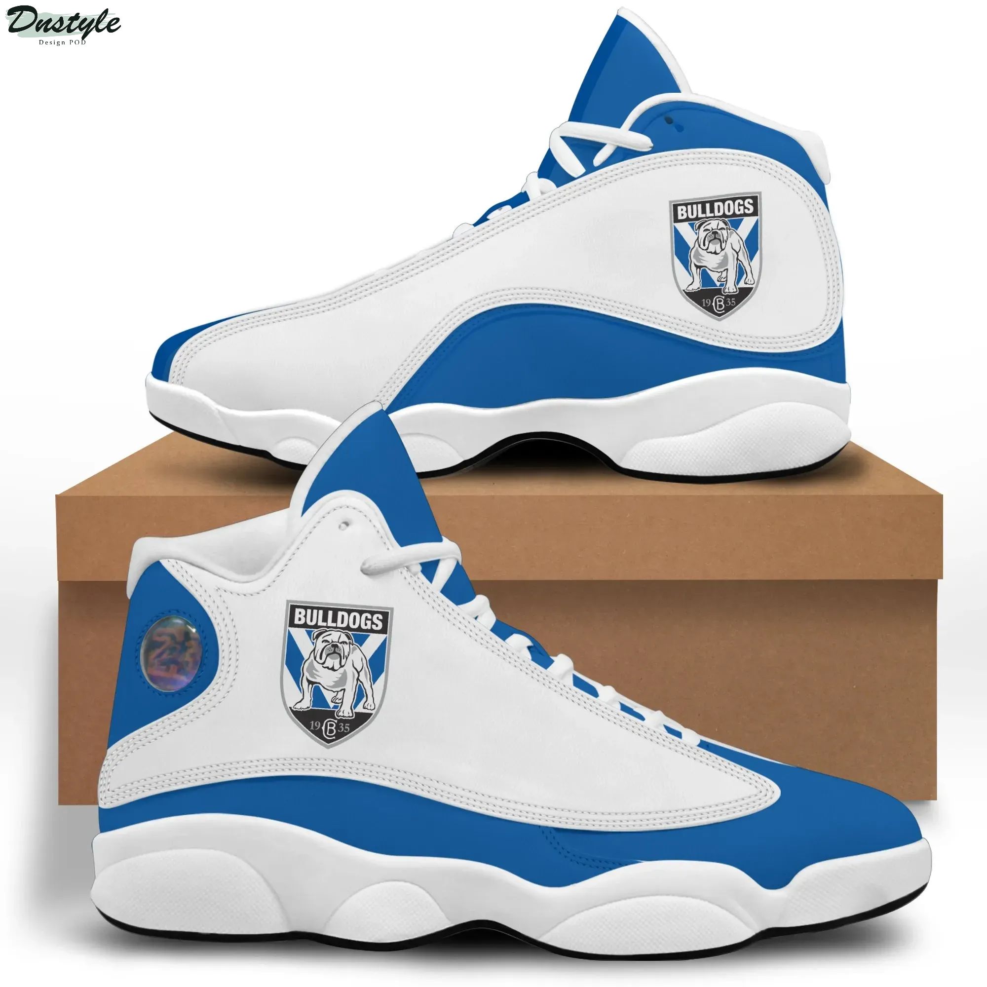 NRL Canterbury-Bankstown Bulldogs White Blue Air Jordan 13 Shoes V2 NRL Canterbury-Bankstown Bulldogs White Blue Air Jordan 13 Shoes V2