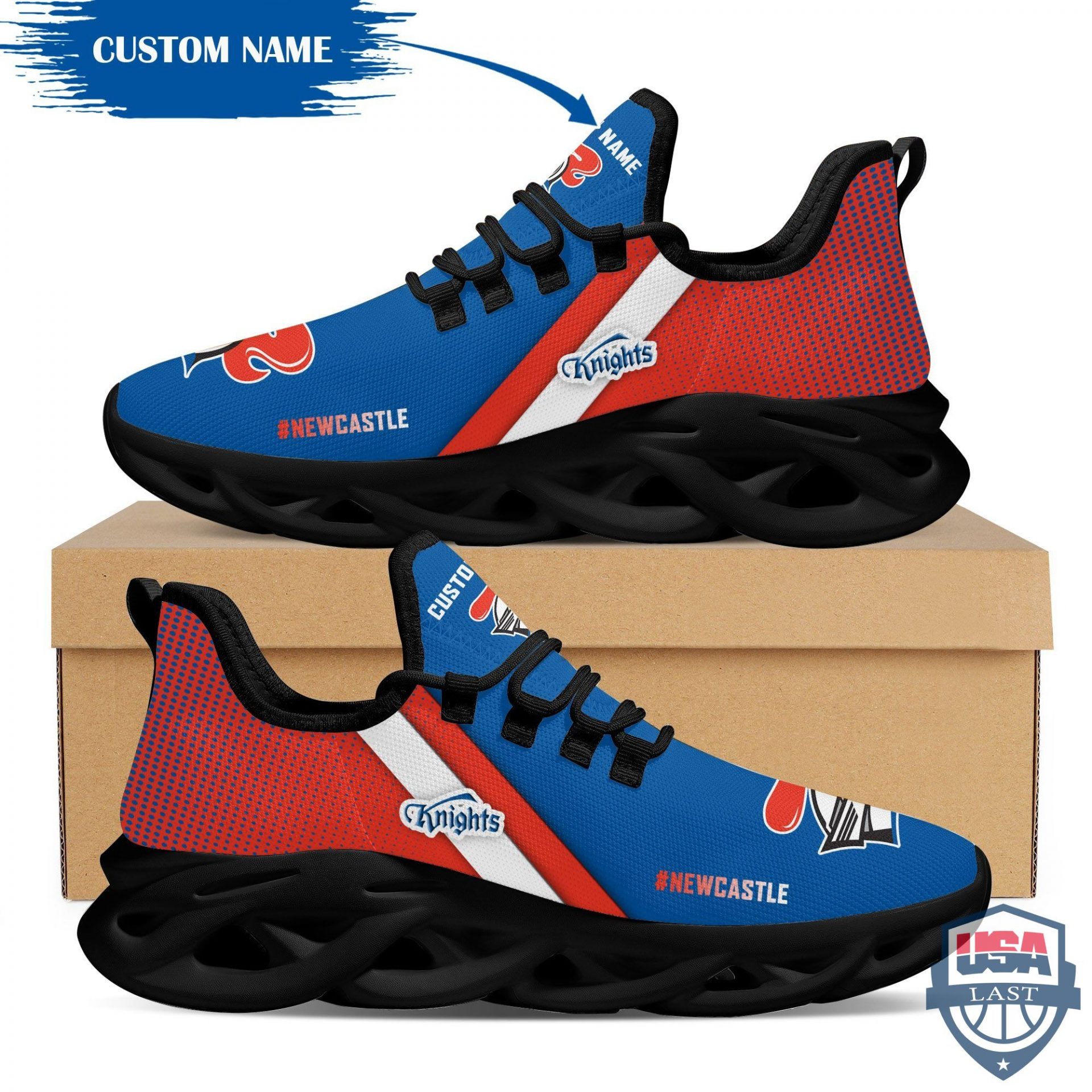 NRL Newcastle Knights Max Soul Shoes V6 NRL Newcastle Knights Max Soul Shoes V6