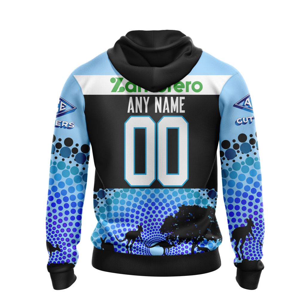 NRL Cronulla-Sutherland Sharks Custom Name Number Australia?s Day Pullover Hoodie NRL Cronulla-Sutherland Sharks Custom Name Number Australia?s Day Pullover Hoodie