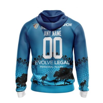 NRL Gold Coast Titans Custom Name Number Australia?s Day Pullover Hoodie