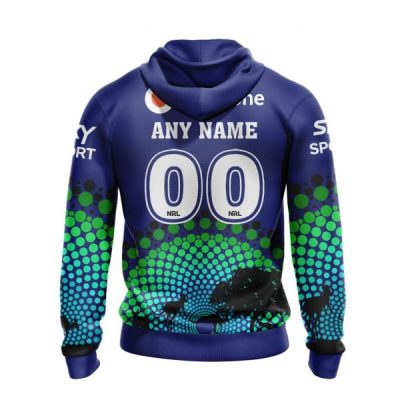 NRL New Zealand Warriors Custom Name Number Australia?s Day Pullover Hoodie