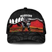 NRL New Zealand Warriors ANZAC Maori Poppy Flowers Classic Cap