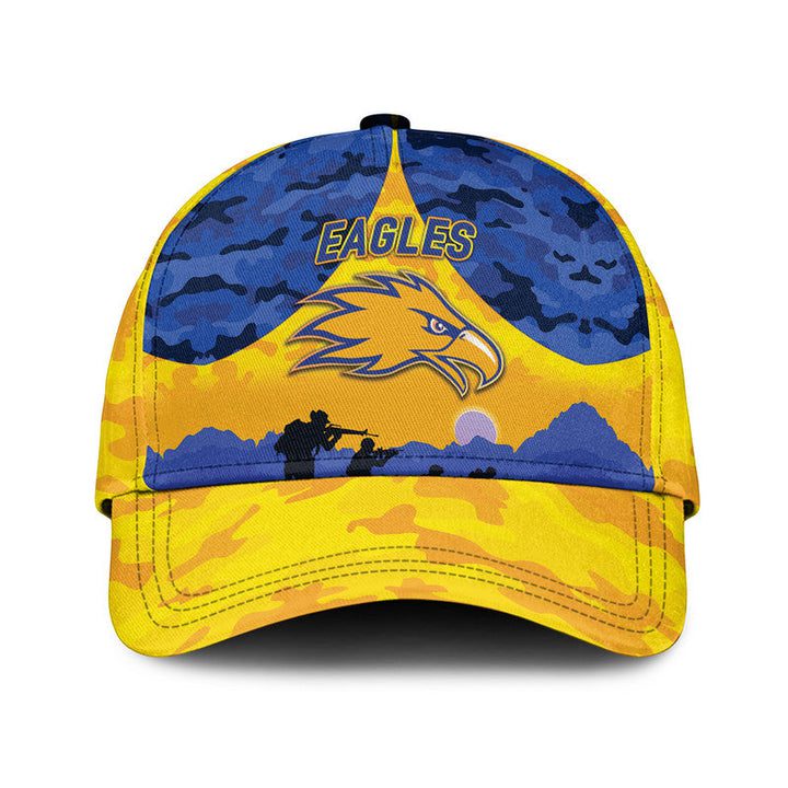 AFL West Coast Eagles Gold ANZAC Day Classic Cap AFL West Coast Eagles Gold ANZAC Day Classic Cap