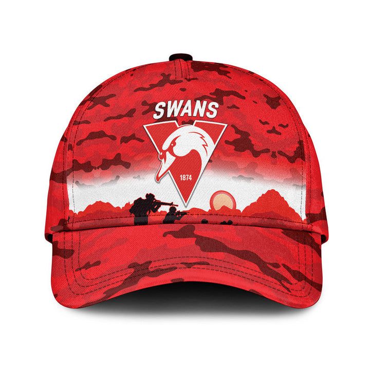 AFL Sydney Swans ANZAC Day Red Classic Cap AFL Sydney Swans ANZAC Day Red Classic Cap