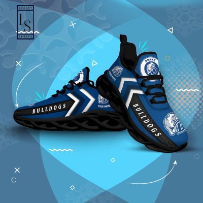 NRL Canterbury-Bankstown Bulldogs Custom Name Blue Black Max Soul Shoes