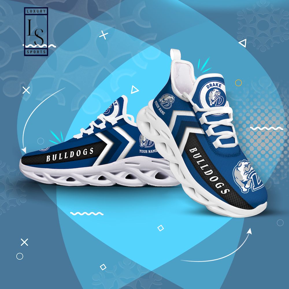 NRL Canterbury-Bankstown Bulldogs Custom Name Blue Black Max Soul Shoes NRL Canterbury-Bankstown Bulldogs Custom Name Blue Black Max Soul Shoes