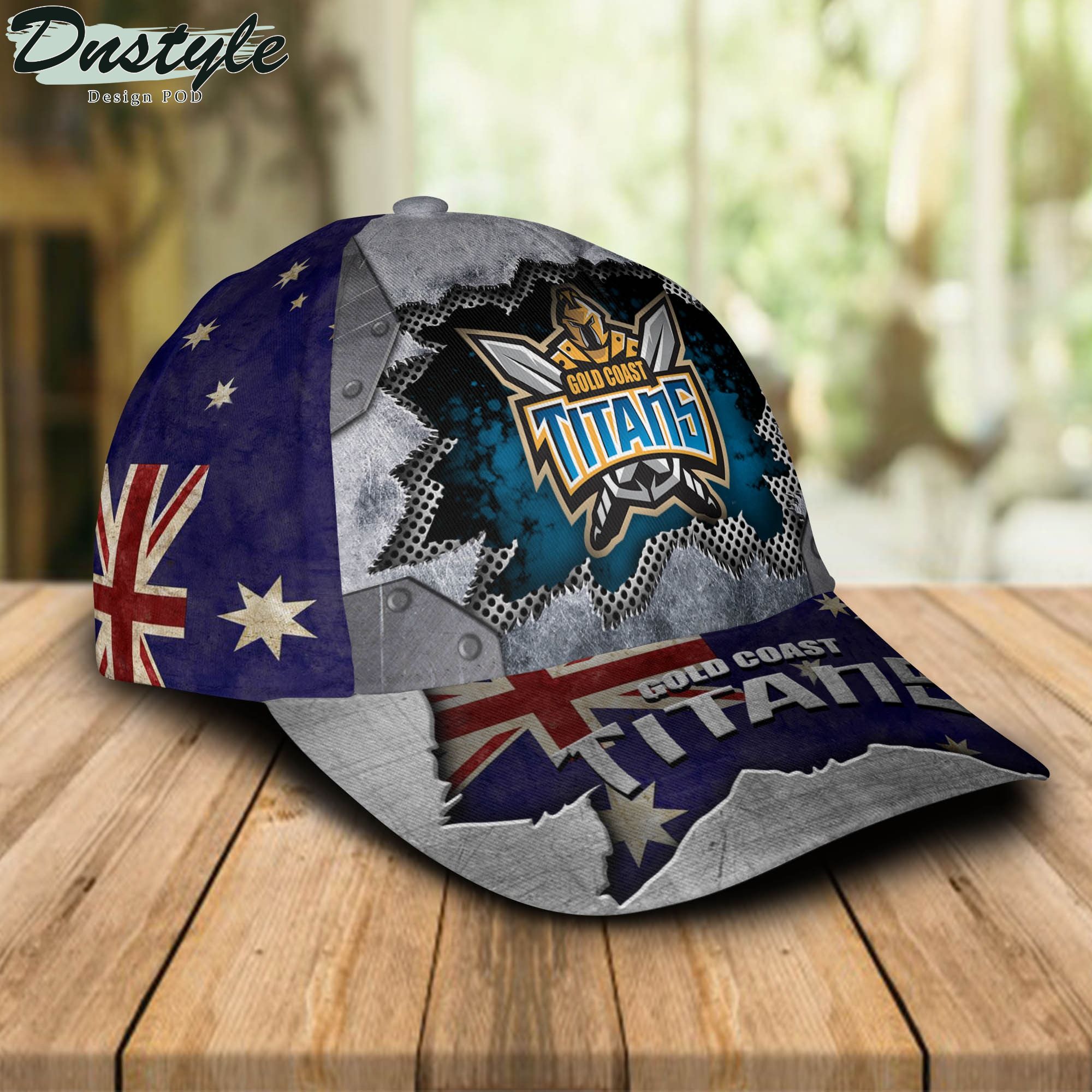 NRL Gold Coast Titans Australian Flag Classic Cap NRL Gold Coast Titans Australian Flag Classic Cap