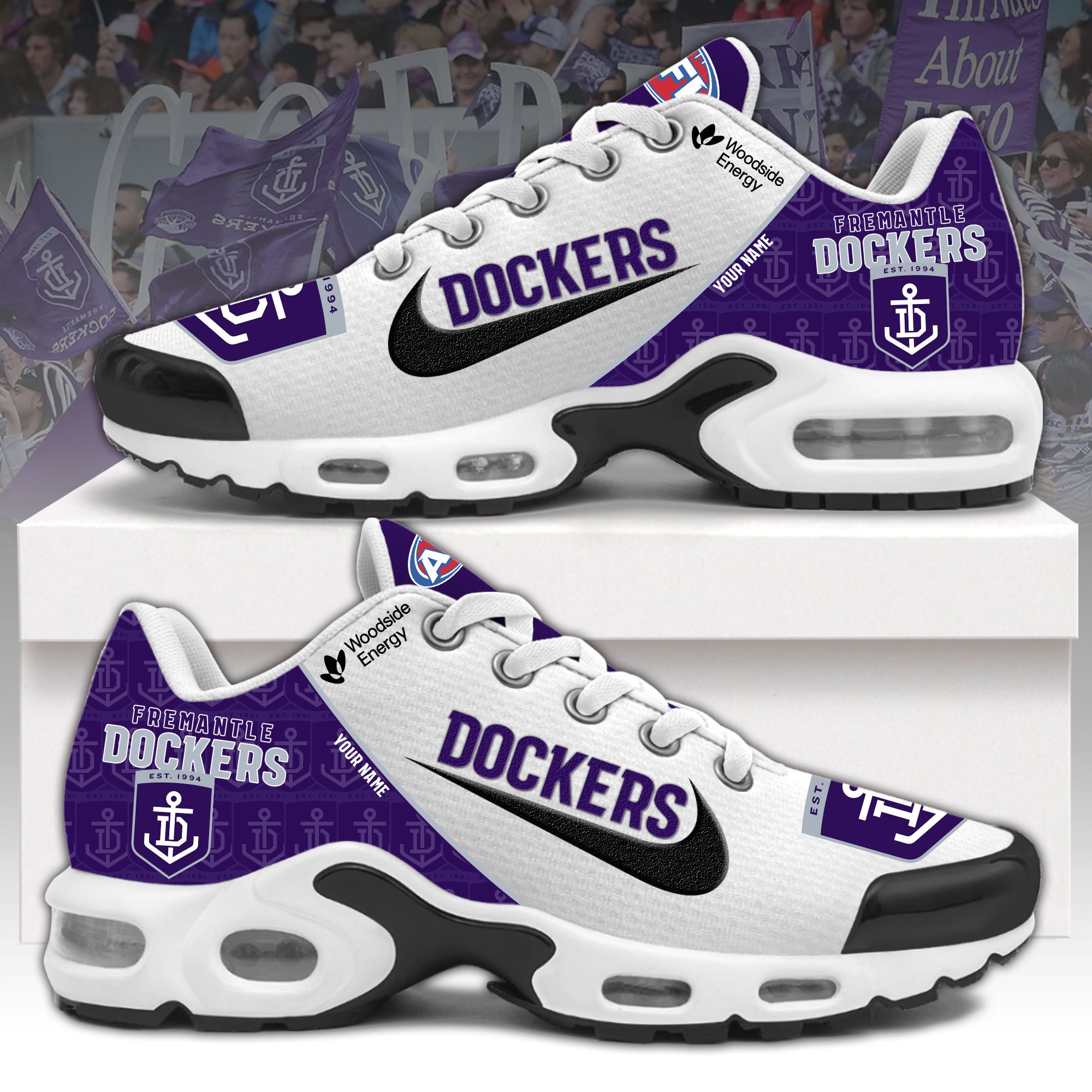 Fremantle Dockers 2024 Personalized TN Shoes Limited Edition PT59597 Fremantle Dockers 2024 Personalized TN Shoes Limited Edition PT59597