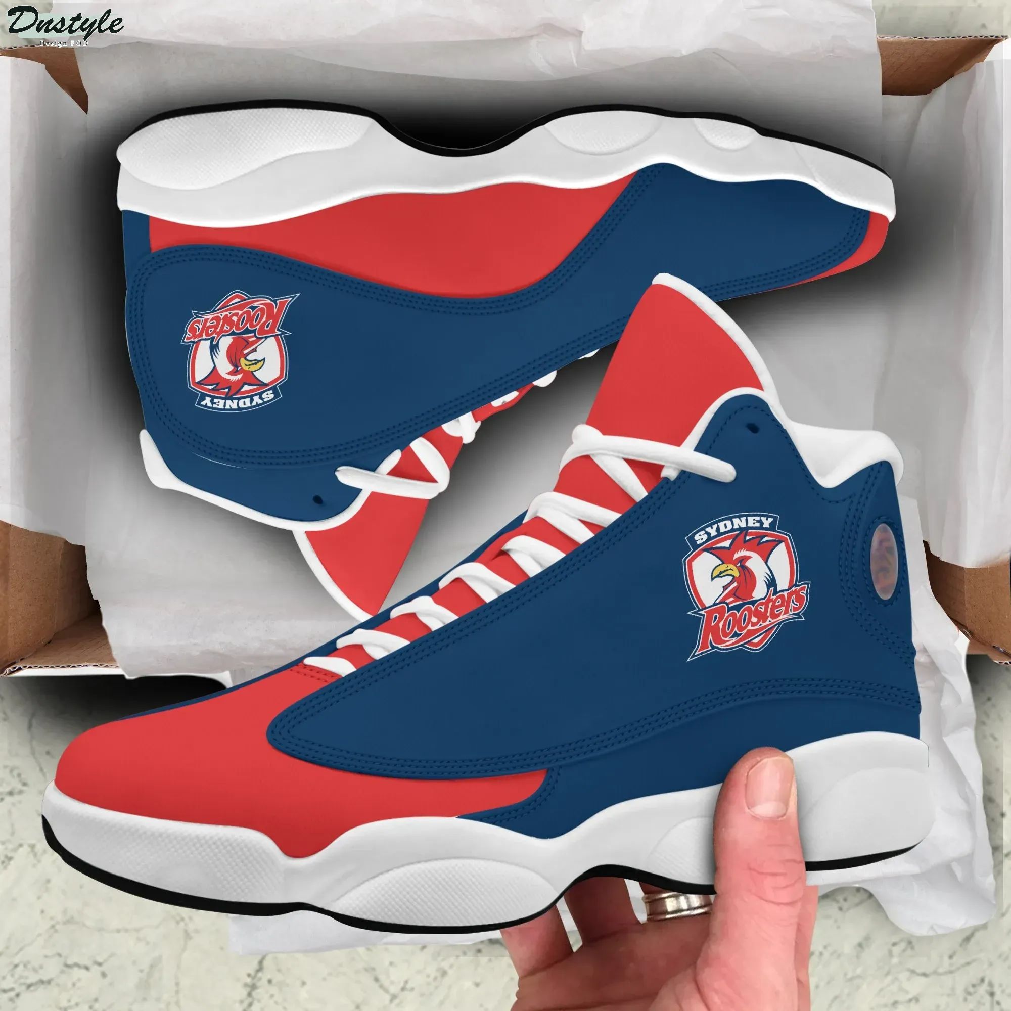 NRL Sydney Roosters Red Blue Air Jordan 13 Shoes NRL Sydney Roosters Red Blue Air Jordan 13 Shoes