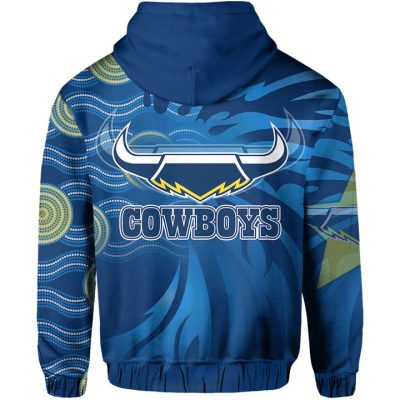 NRL North Queensland Cowboys Fire Pullover Hoodie