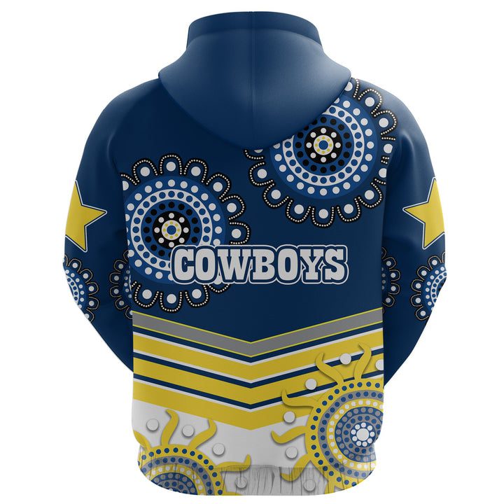 NRL North Queensland Cowboys Proud Indigenous Pullover Hoodie NRL North Queensland Cowboys Proud Indigenous Pullover Hoodie