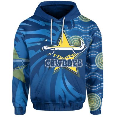 NRL North Queensland Cowboys Fire Pullover Hoodie