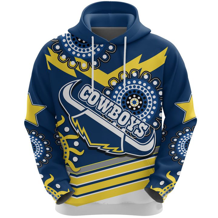 NRL North Queensland Cowboys Proud Indigenous Pullover Hoodie NRL North Queensland Cowboys Proud Indigenous Pullover Hoodie